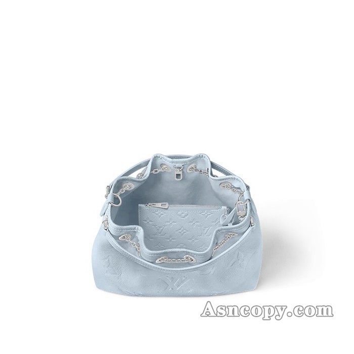 ルイヴィトンモノグラム・アンプラントLV バンドルショルダーバッグ M11187ウォッシュド・ブルー