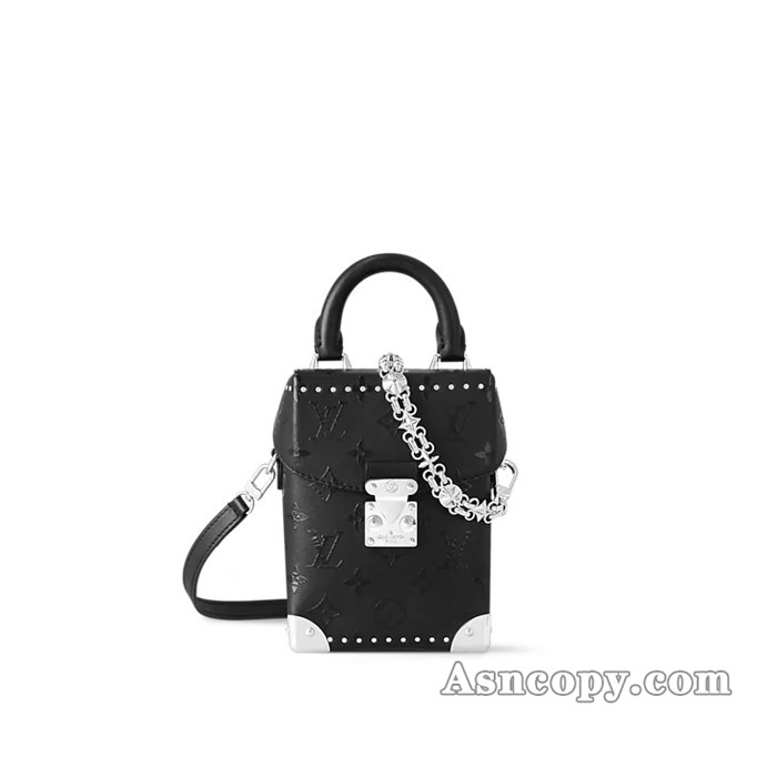 ルイヴィトンカーフレザーカメラボックスショルダーバッグ  M11269ブラック