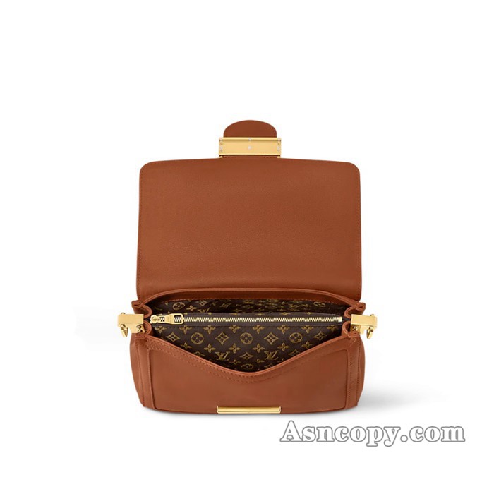 ルイヴィトンカーフレザードーフィーヌ･ソフト MMショルダーバッグ  M11476コニャック