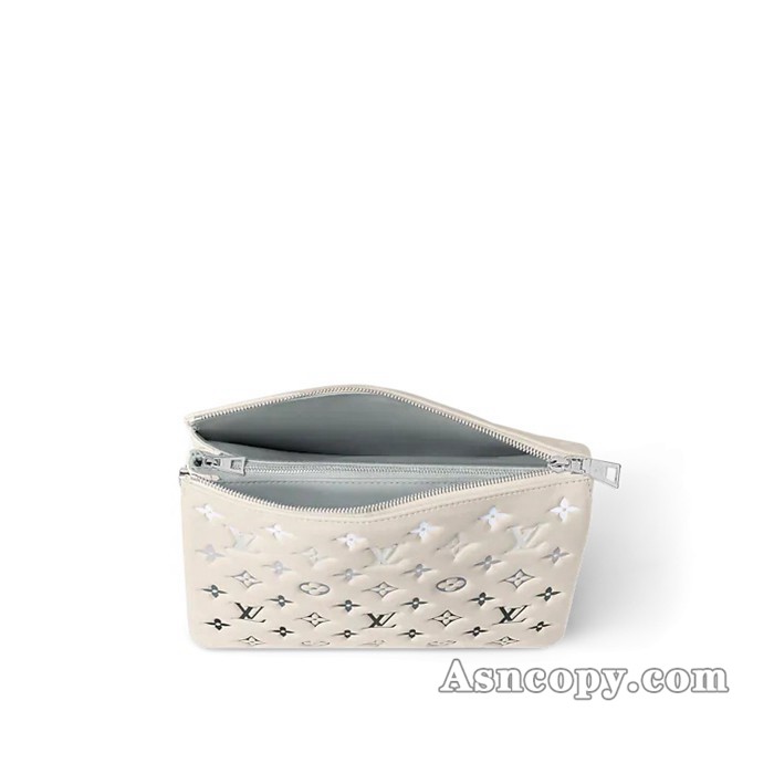 ルイヴィトンモノグラム･パターンクッサン PMショルダーバッグ  M11986クレーム / グレー