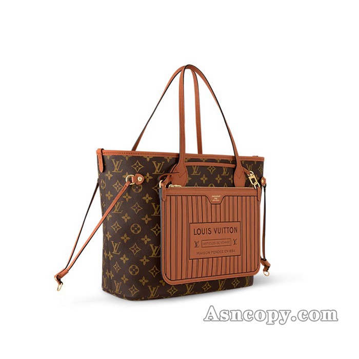 ルイヴィトンモノグラムネヴァーフル･インサイドアウト MMトートバッグ  M12061