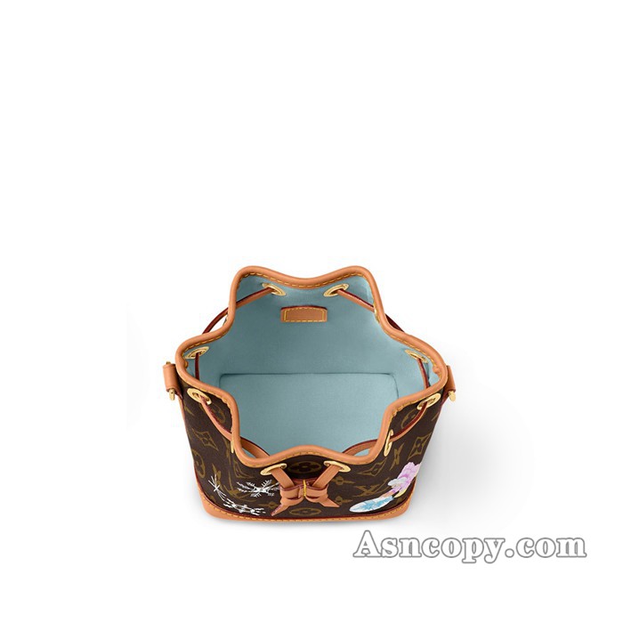 ルイヴィトンモノグラムナノ･ノエショルダーバッグ  M12221モノグラム / アズール フロスト