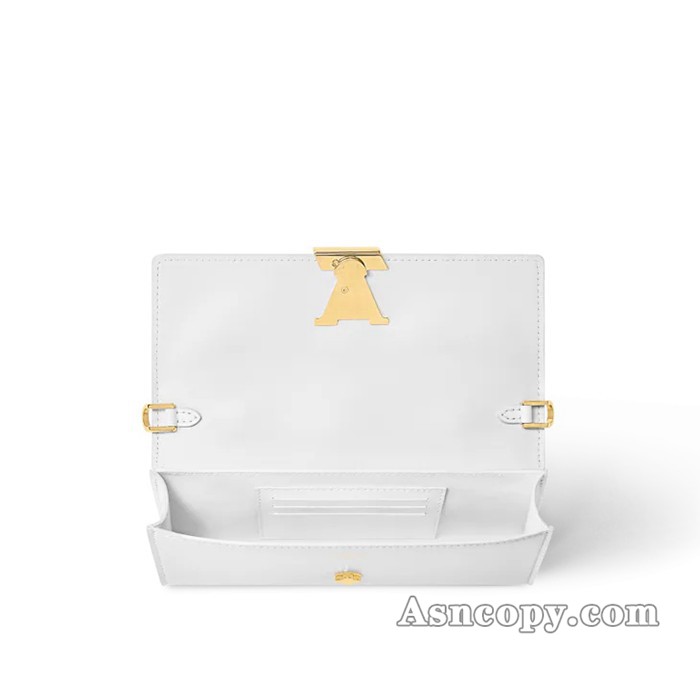 ルイヴィトンカプシーヌ シリーズウォレット オン チェーン･カプシーヌショルダーバッグ  M12265スノー