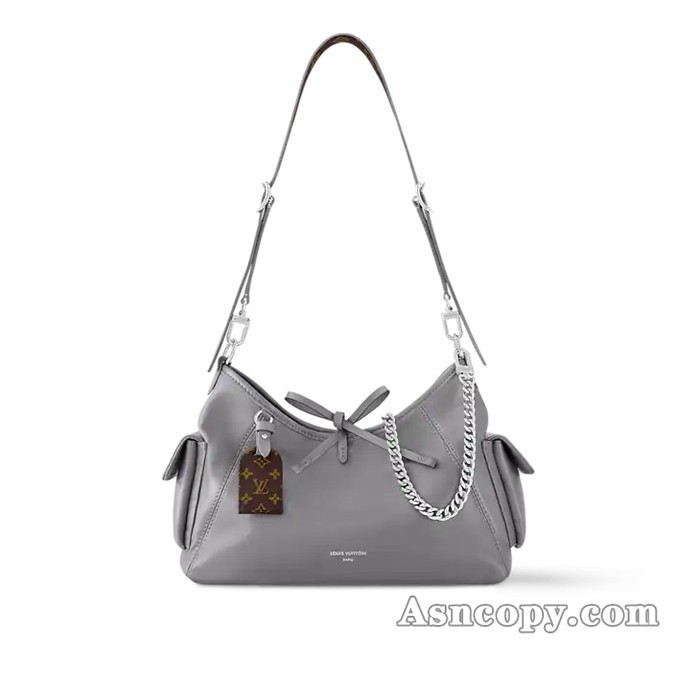 ルイヴィトンキャリーオール･カーゴ バイブ PMショルダーバッグ  M12579トリアノン グレー