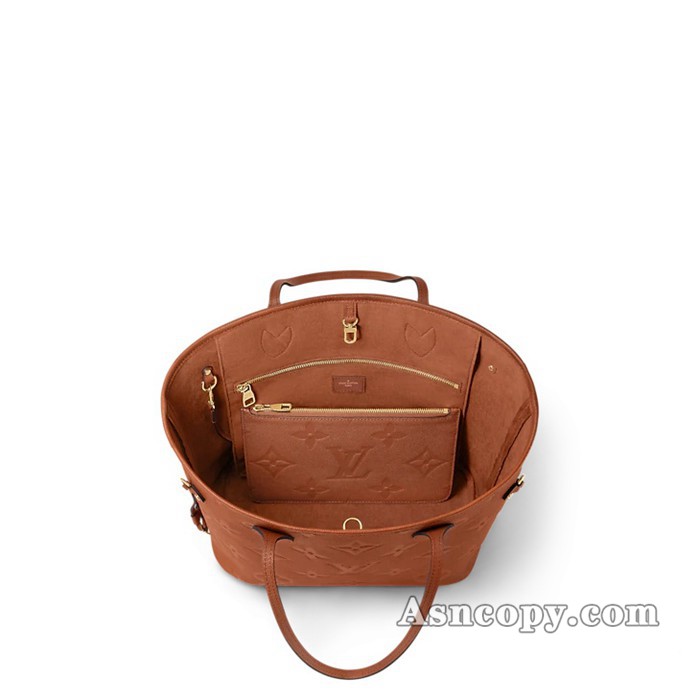 ルイヴィトンモノグラム･アンプラントネヴァーフル MMトートバッグ  M12605コニャック