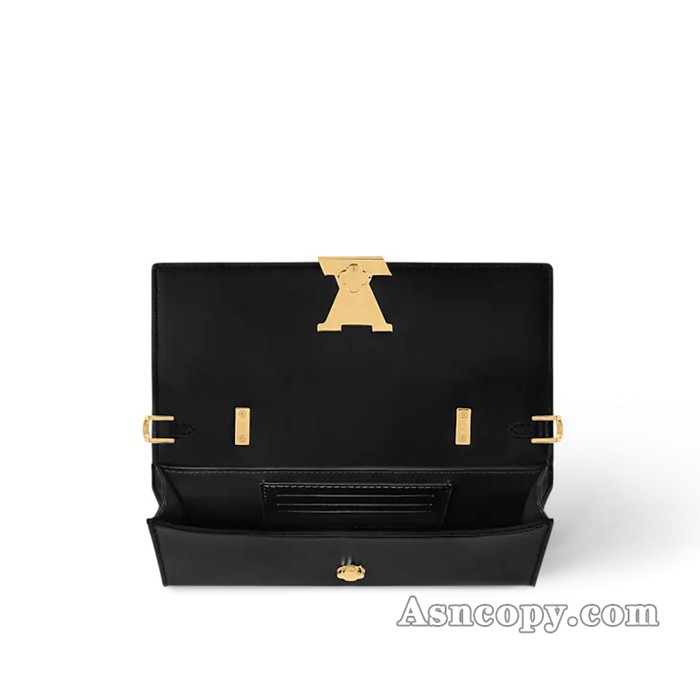 ルイヴィトンカプシーヌ シリーズウォレット オン チェーン･カプシーヌショルダーバッグ  M12710ブラック