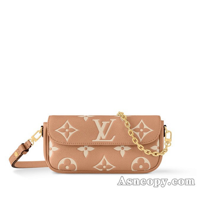 ルイヴィトンモノグラム･アンプラントウォレット オン チェーン･アイビーショルダーバッグ  M12758アリゾナ･クレーム