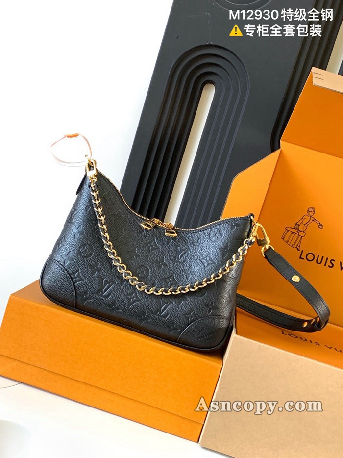 ルイヴィトンモノグラム･アンプラント ブーローニュ NMショルダーバッグ  M12930ブラック