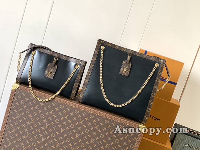 ルイヴィトンカーフレザーノヴァ MMトートバッグ  M13137ブラック