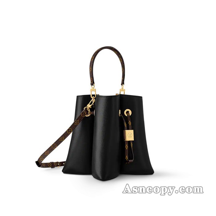 ルイヴィトンカーフレザーブルームショルダーバッグ  M13843ブラック