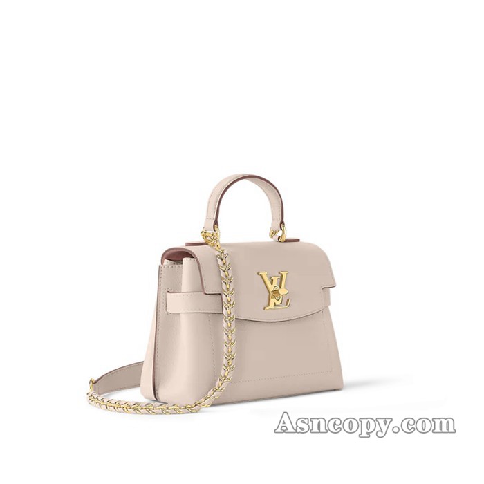 ルイヴィトングレインカーフレザーロックミー･エヴァー MINIショルダーバッグ  M21052グレージュ