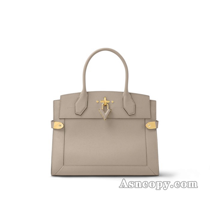 ルイヴィトンカーフレザースティーマーMM ガレトートバッグ  M21280