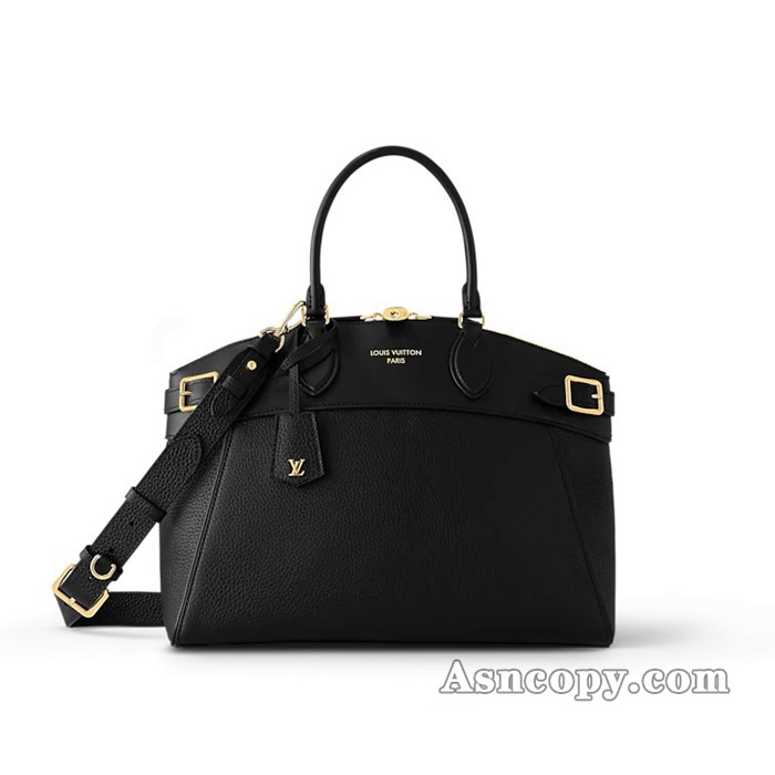 ルイヴィトントリヨンレザーヴァンドームトートバッグ  M22914ノワール