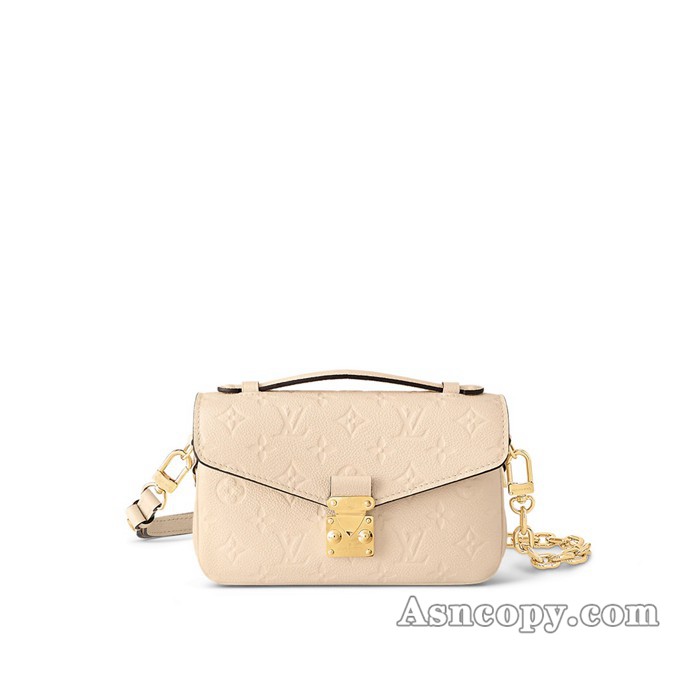 ルイヴィトンモノグラム･アンプラントポシェット･メティス EWショルダーバッグ  M22942クレーム