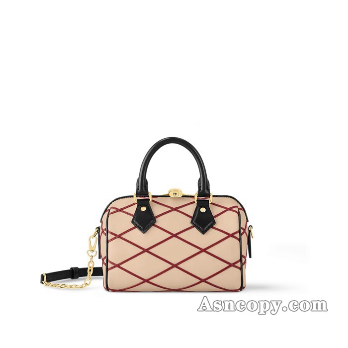 ルイヴィトンマルタージュスピーディ･バンドリエール 20ショルダーバッグ  M24261ベージュ / レッド