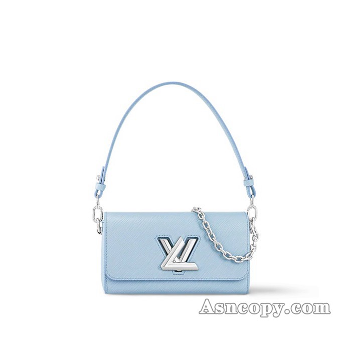 ルイヴィトンエピツイスト WESTショルダーバッグ  M24566キャンディ ブルー