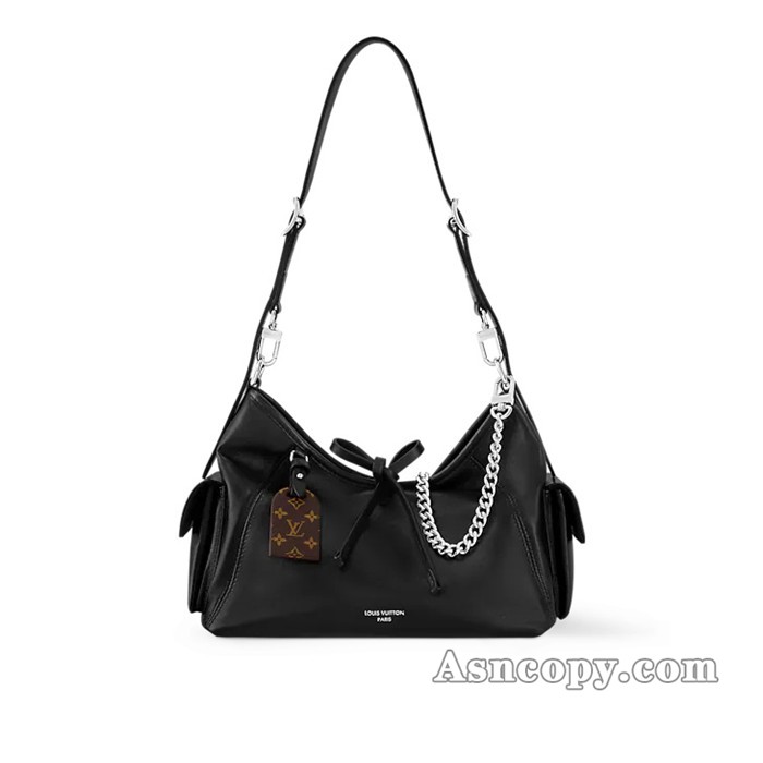 ルイヴィトンラムレザーキャリーオール･カーゴ バイブ PMショルダーバッグ  M24861ノワール