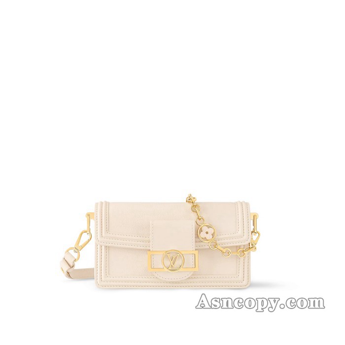 ルイヴィトングレインカーフドーフィーヌ EWショルダーバッグ  M25443クオーツ