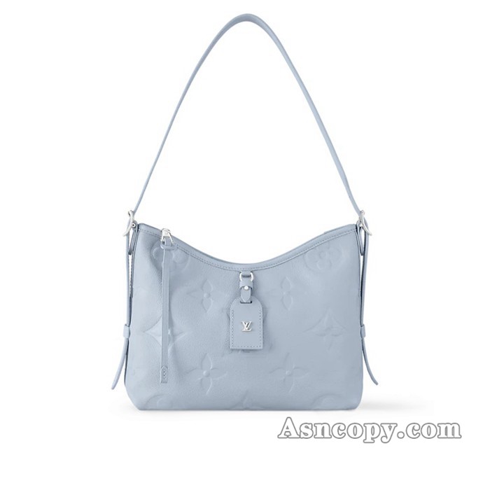 ルイヴィトンモノグラム･アンプラントキャリーオール ジップ NM PMショルダーバッグ  M46673ウォッシュド･ブルー