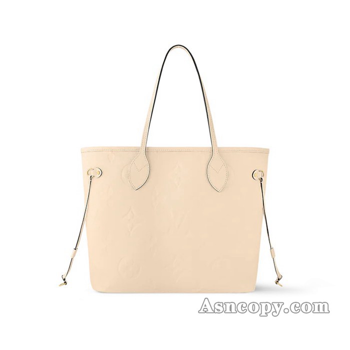 ルイヴィトンモノグラム･アンプラントネヴァーフル MMトートバッグ  M46676クレーム