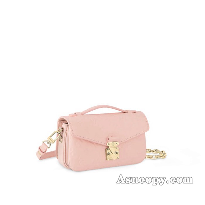 ルイヴィトンモノグラム・アンプラントポシェット・メティス EWショルダーバッグ M47045ピンクオパール