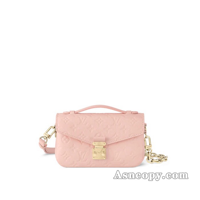 ルイヴィトンモノグラム･アンプラントポシェット･メティス EWショルダーバッグ  M47045ピンクオパール