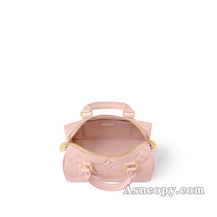 ルイヴィトンモノグラム･アンプラントスピーディ･バンドリエール 20ショルダーバッグ  M47136オパール ピンク