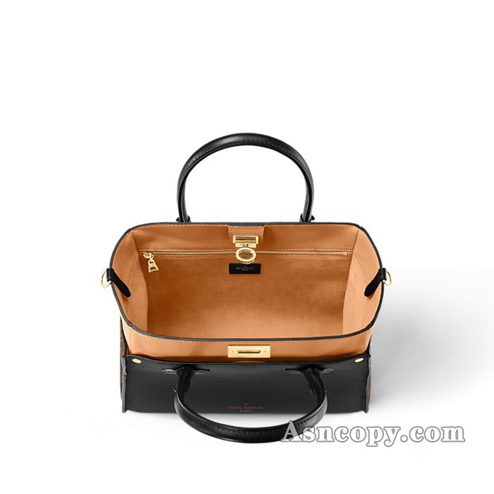 ルイヴィトンカーフレザーオンマイサイド MMトートバッグ M53823