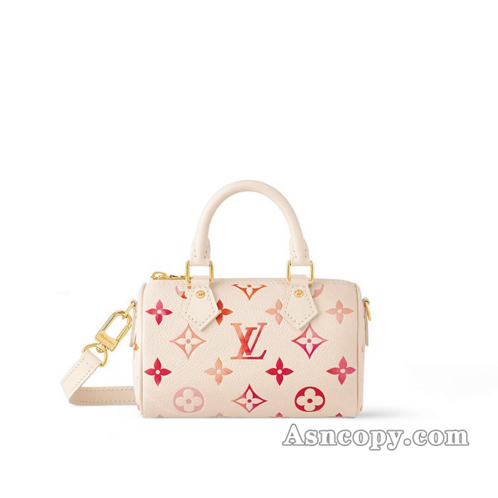 ルイヴィトンモノグラム･アンプラントナノ･スピーディショルダーバッグ  M83452サンライズ･アクワレル