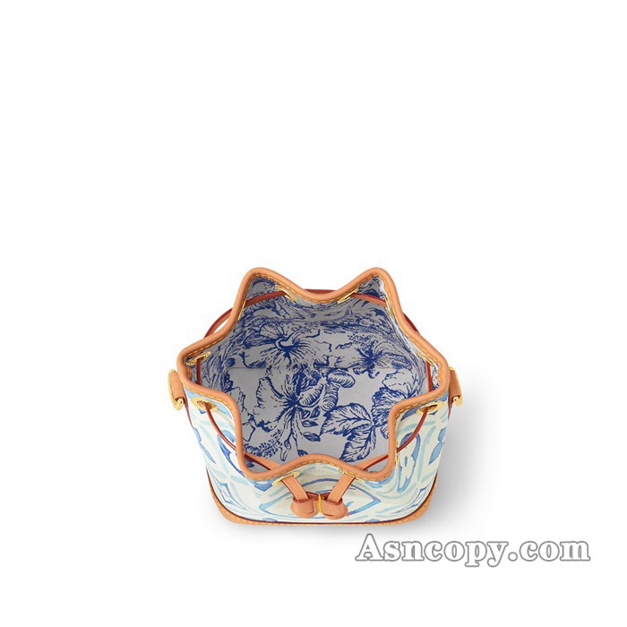 ルイヴィトンモノグラムナノ・ノエショルダーバッグ M83620ラグーン ブルー