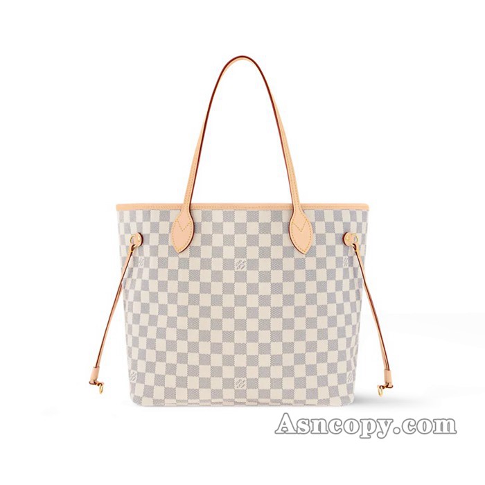 ルイヴィトンダミエ・アズールネヴァーフル MMトートバッグ  N40603