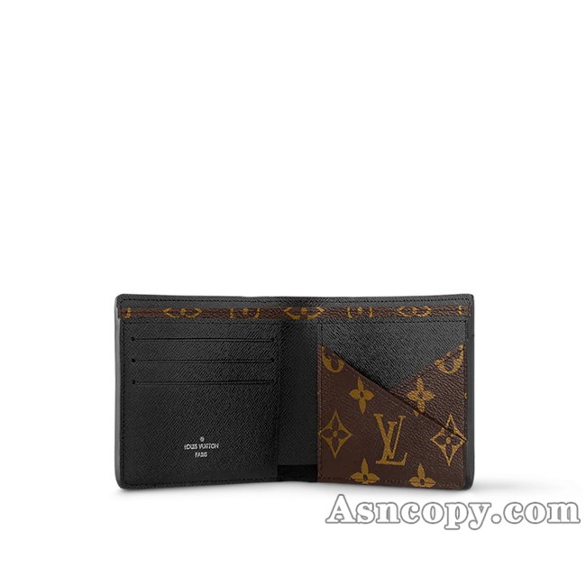 ルイヴィトンモノグラム・マカサーポルトフォイユ･ミュルティプル二つ折り財布 M69408
