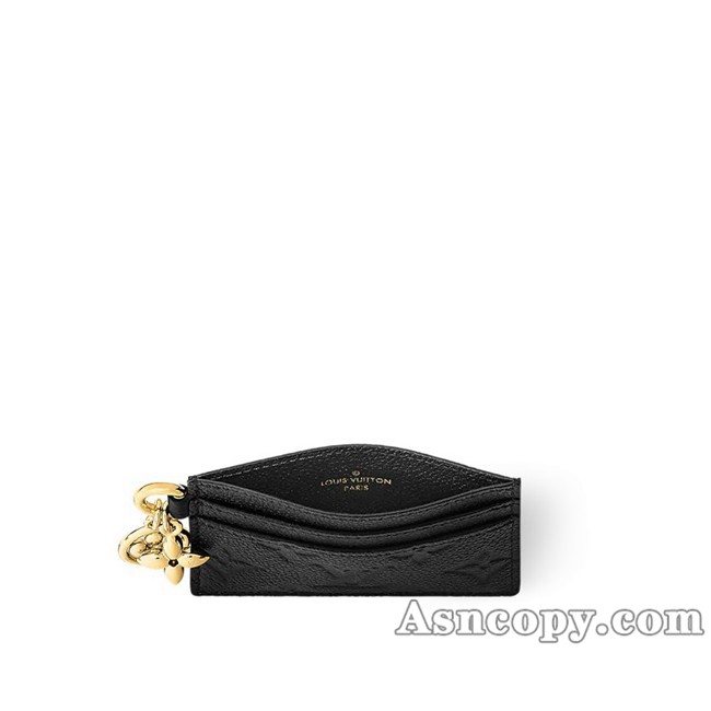 ルイヴィトンモノグラム･アンプラントカードケース ポルト カルト･LV チャーム M82132