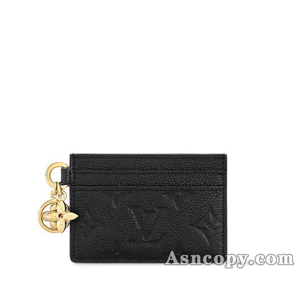 ルイヴィトンモノグラム･アンプラントカードケース ポルト カルト･LV チャーム M82132