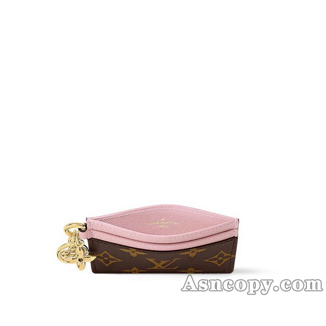 ルイヴィトンモノグラムカードケース ポルト カルト･LV チャーム M82739